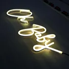 Custom Custom Made Bar 3D Decorative Logo Lettered LED Flexible Neon Acrylic Wedding Logo PVC Wall