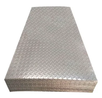 Hot Rolled MS Carbon Steel Checkered Plate Stair Treads Non-slip Patterned Carbon Steel Plate