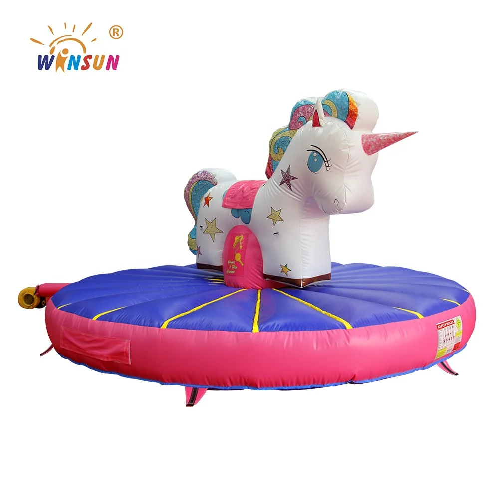 unicorn bouncing horse