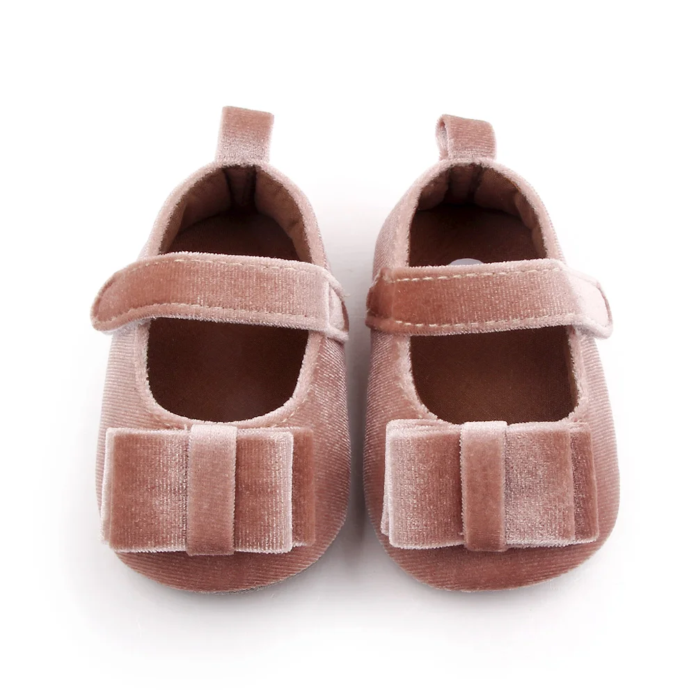 Newbron Baby Toddler Shoes Soft Comfortable Cute Bow Girls Princess Shoes supplier