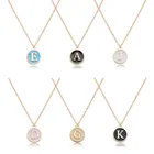 Loose Beads 26 Letters Loose Beads Colorful Enamel DIY Beads Multicolor Tile Beads Bracelet Alloy Summer