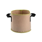 Plastic Pot 30 Gallon 40 Gallon Nonwoven Plastic Garden Grow Bag Soft Fabric Grow Pot Plant Bag With Handles
