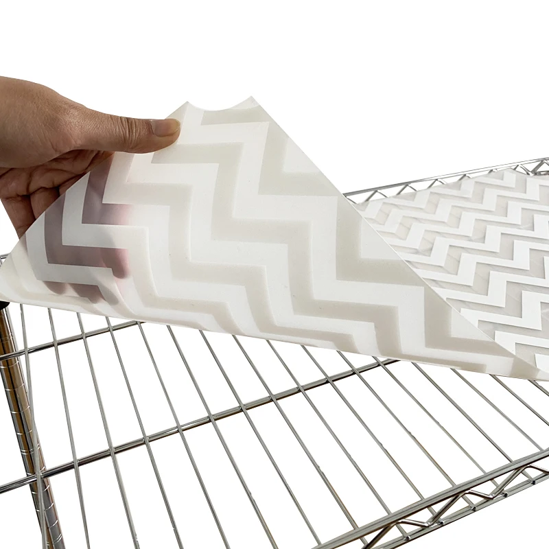 PP Eco-friendly Wire Shelf Liners Non-slip Drawer Liners for Household Food Grade