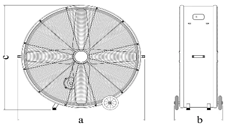 Industrial Fans, 48", TANK-50125 - detail 6