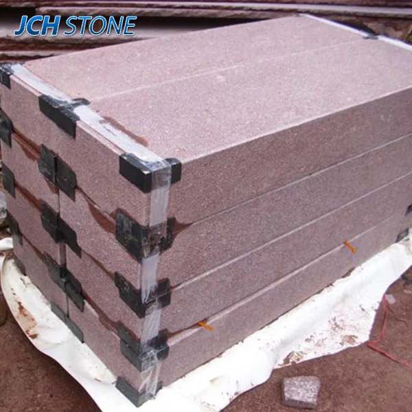 Red Porphyry Granite Stone Steps Risers Stairs Buy Red Porphyry