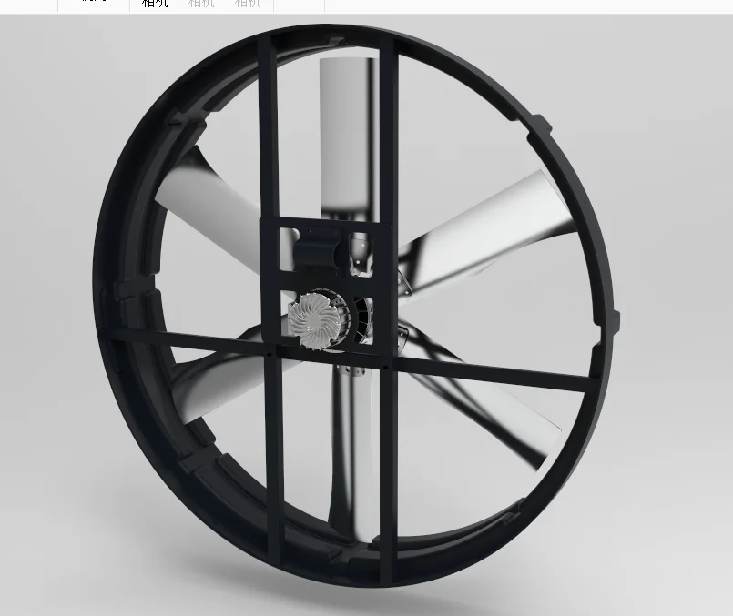 Wall-mounted Axial Fan, 55", 380V-480V - detail 8