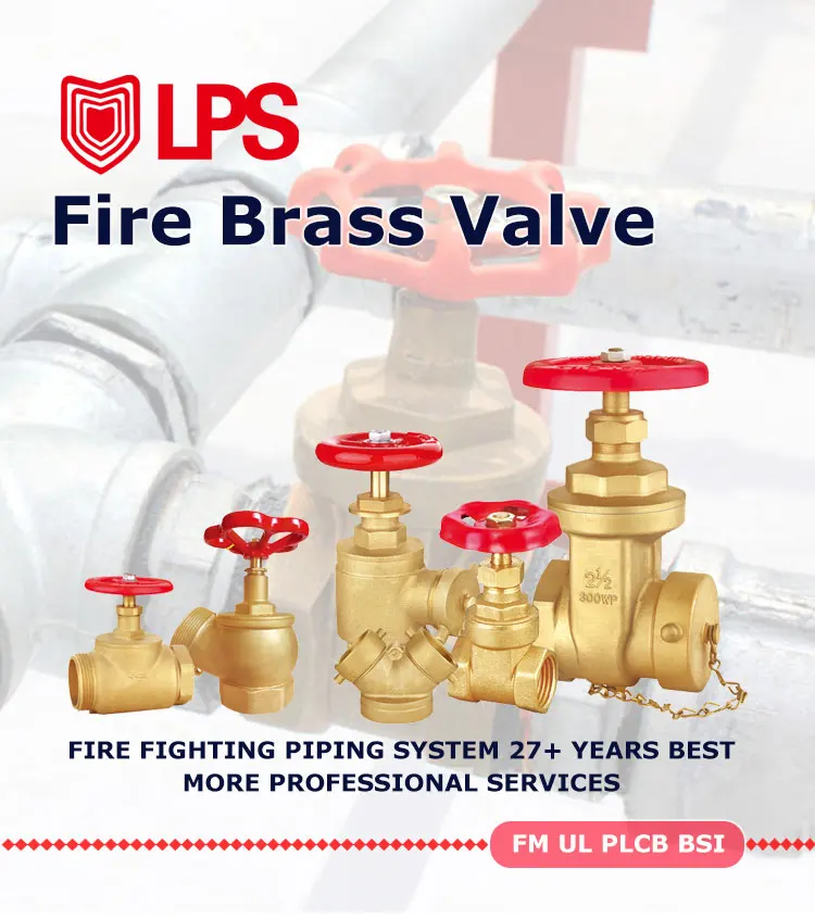 Fire Fighting Pipes Fire Protection System Fire Sprinkler System Brass