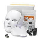 Care Hot Products Beauty Machine Skin Care Rejuvenation Photon Therapy 7 Color EMS LED Facial Mask