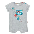 2021 New Design Cartoon Pattern Printed Cotton New Born Baby Romper Boy's Romper
