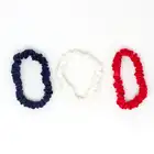 Silk Elastic Hair Bands Skinny Ropes Ponytail Holder Scrunchies Hair Ties Women Girls Silk Hair Scrunchies