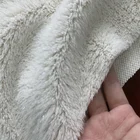 Hot New Products 100%polyester Fake Fur For Women Cloth Blanket Lining Bedding Home Textile