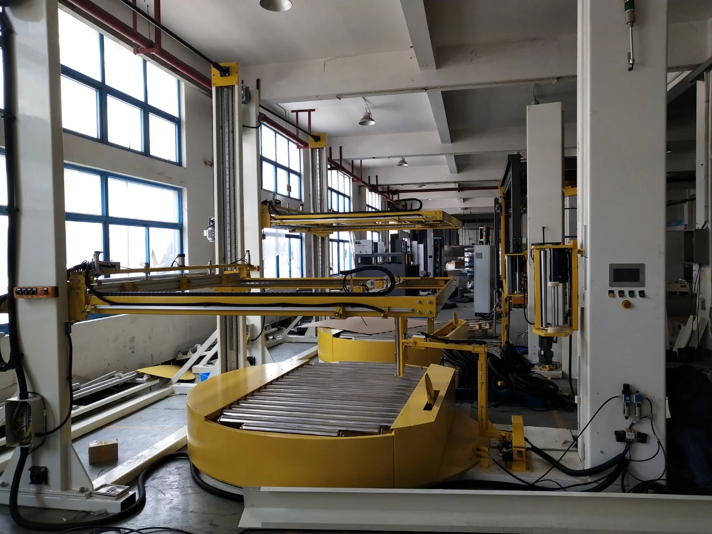 Inliner Pallet Wrapping Machine Palletized Machine High Profile Pallet