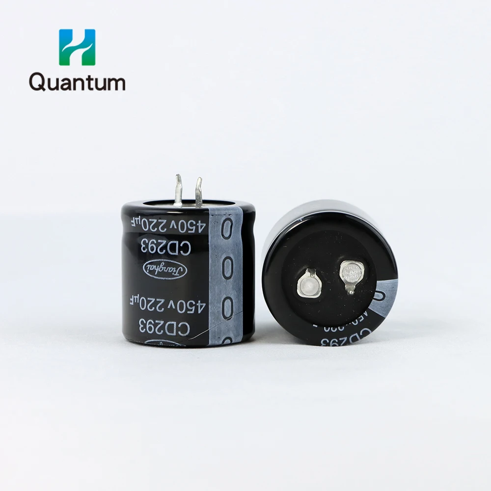 High quality Snap-in/LUG Terminal Aluminium Electrolytic Capacitor CD293 400V 220UF