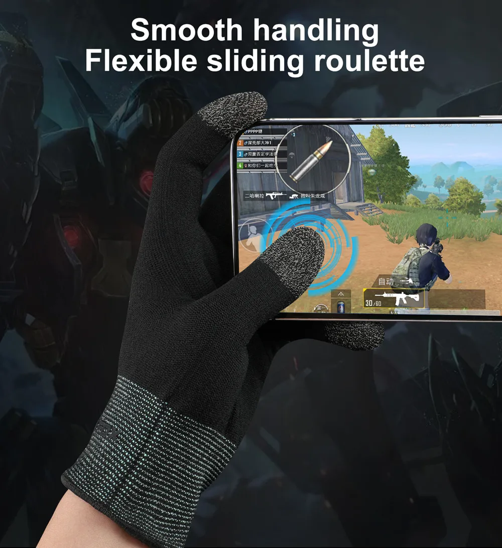 Sarafox G02 Mobile Game Gloves Fingertip Gloves Game Nonslip Touch