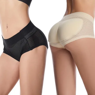Womens Shaper Underwear Panties Breathable Hip Enhancer Butt Lifter Pad Shorts 