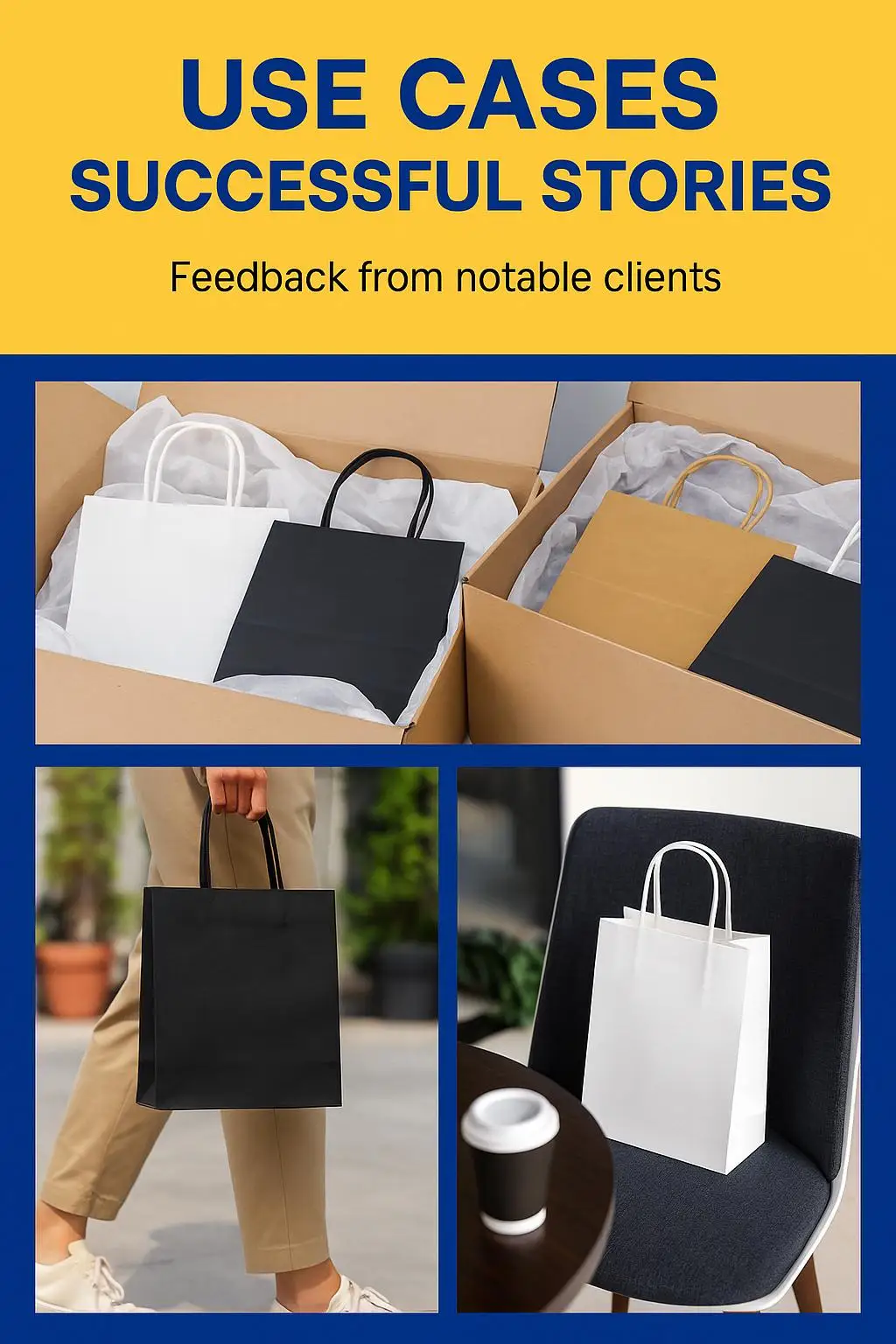 Kraft Brown Paperboard Bag Cotton Handle Durable Embossing Lamination for Supermarket Clothing Crafts Bakery Packaging - detail 9