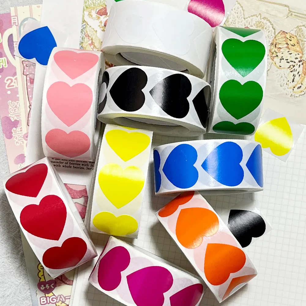 500pcs kawaii decorative stickers creative wholesale cheap price cute stationery sticker DIY love version cartoon sticker set