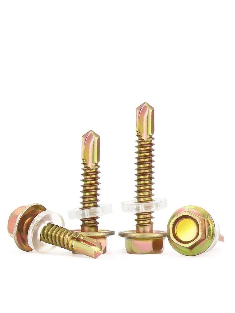 DIN 7504K Steel Hex Head SDS PVC Washer Measured in Inch and Metric Systems supplier
