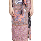 Skirts Skirt Midi Women Fashion Design Casual Style Sashes Side Split Paisley Straight Skirts Women Midi