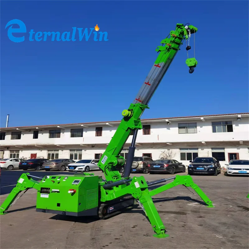 Electric Hydraulic Spider Crane With Torque Limit Telescopic Arm Epa