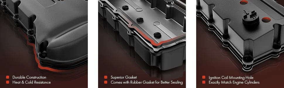 Upgrade Engine Valve Cover, with Gasket Compatible with Nissan Frontier 2005-2019 Nissan Frontier 2.5L QR25DE # 13264EA000 manufacture