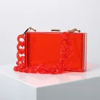 Ladies Evening Bag Wholesale Summer Ladies Multi Colors Plexiglass Acrylic Evening Clutch Bag