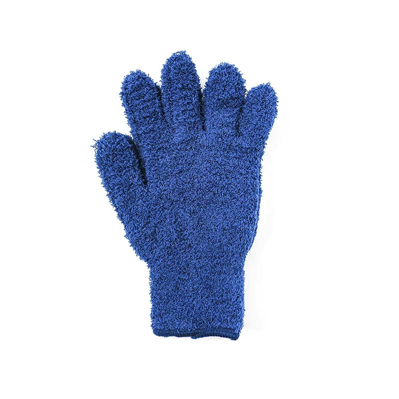 microfiber dusting gloves and glass cleaning mitts