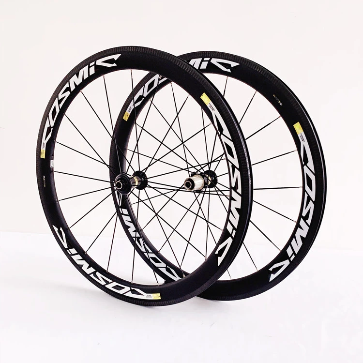 50mm Open Tire V/c Disc Brake Road Bicycle Carbon Wheelset 700c
