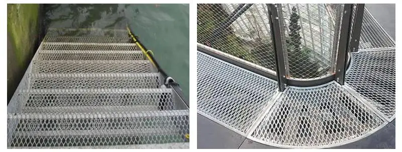 Steel Expanded Metal Sheet Flattened (3/4 #9) .120" x 24" x 48" used in platform walkway safety roof walk