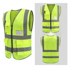 Vest Cheap Price Custom Logo Size Outdoor Warning Safety Reflective Vest Hi Vis Fluorescent Vest