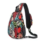 Trend Fashion Trend Printed Women Chest Bag Waterproof Bag Outdoor Sports Bags