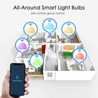 Saving CAMPFIRE Wifi Alexa Google E27 Multicolor 9 Watt Super Energy Saving Led Lighting Decorative Smart Bulb