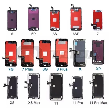 Wholesale good quality for iphone X XS XR 11 12 pro screen display lcd original 5 6 7 8 plus lcd assembly for iphone 13 screen