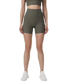 2024 NEW arrival women high waist yoga shorts with multi color custom logo yoga shorts women