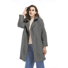 Coat Winter Midi Length Women Jacket Slim Plush Coat Jacket Office Lady