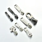 Zipper Custom Engraved Logo 3# 4# 5# 7# 8# 10# Zinc Alloy Puller Zipper Slider