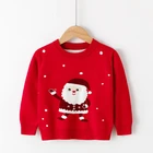 Clothes Winter Christmas Children Long Sleeve Knitted Sweater Clothes For Baby Boys Girls