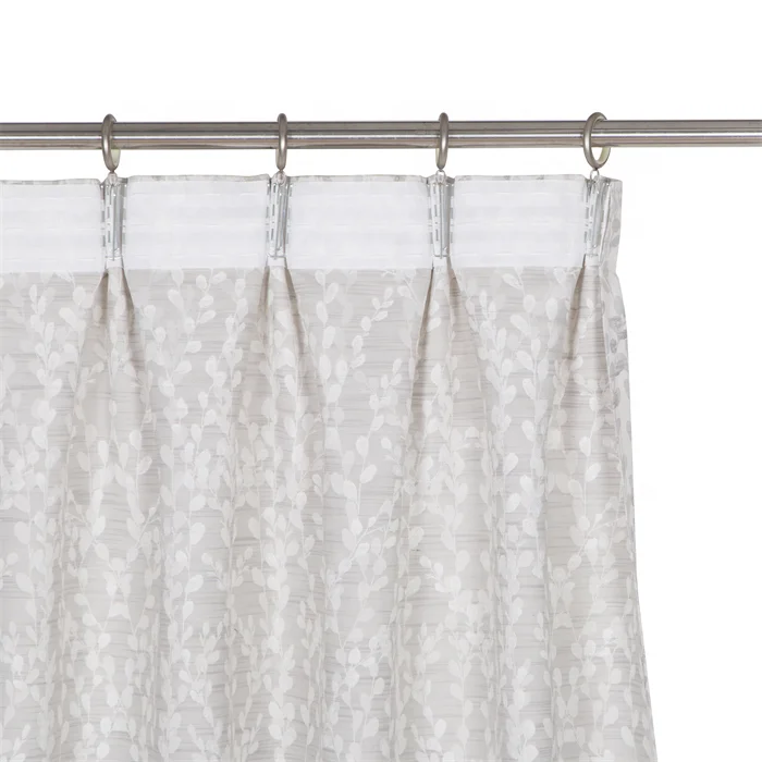 American rural style  jacquard half-shading curtain bedroom living room curtain ready made