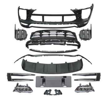 2014-2017 Year 95B.1 Front Bumper Turbo-style Bumper Bodykit for Porsche Macan Carton Box Front Bumper car grille