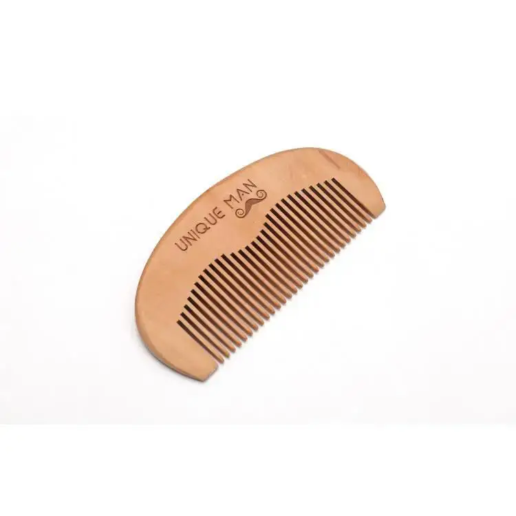 Hot selling private label hair combs for women custom logo wholesale hair beard comb natural wooden hair comb