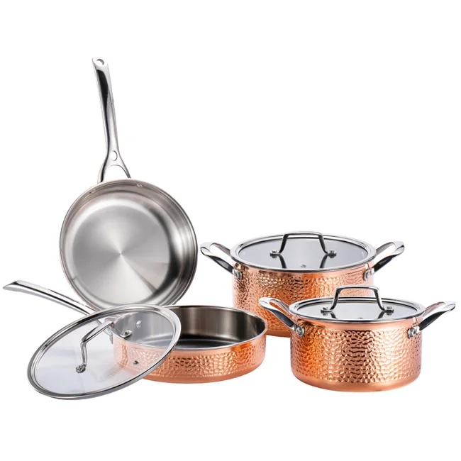 copper camping cookware