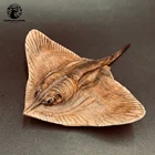Wood Elegant Carved Handmade Wooden Decorations Sea Animal