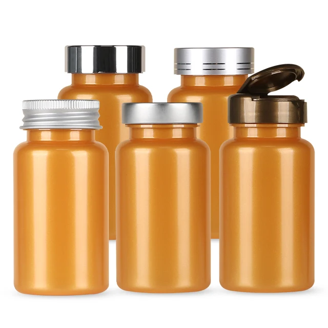 Customized Matte Color PET Plastic Spray Paint Bottle Medicine 50ML--500ML Capacities Screen Printing Surface Handling