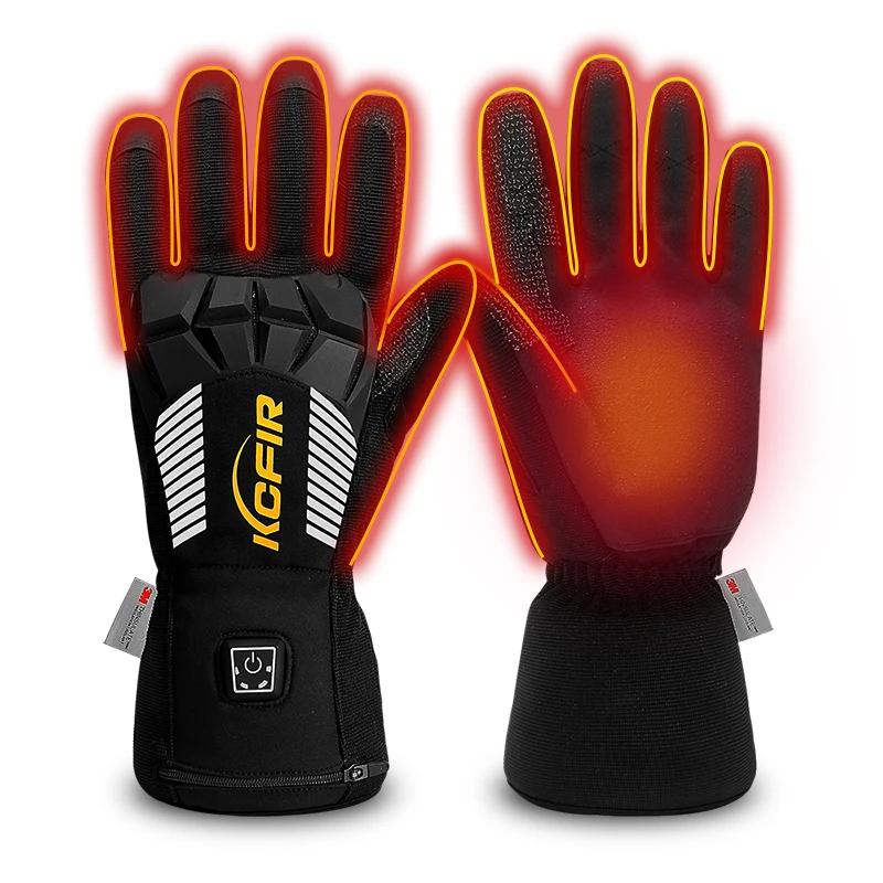 heated waterproof work gloves