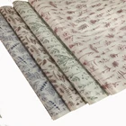 Paper Paper Wrapping Paper Custom Logo 1C Herbal Printing Wax Wrapping Tissue Paper For Soap Candle Packaging 17gsm