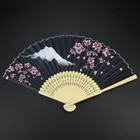 Hand Fan High-Quality Vintage Style Silk Folding Hand Fan Wedding Hand Fan Bamboo Hand Fan