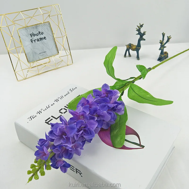 80cm Single Branch Hyacinth High Branch Violet Large Gladiolus