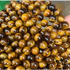 Beads Natural Grade 4/6/8/10/12mm Round Yellow Tiger Eye Stone Beads For Jewelry Diy Making