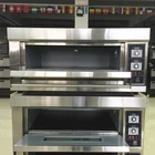 Bread 2021 Hot Sale Factory Wholesale 1 Deck 2 Trays Cake Oven Bread Bakery Deck Oven