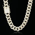 925 Silver Diamond Missjewelry Hip Hop Urban Jewelry White Gold 18k 925 Silver Diamond Chain Men
